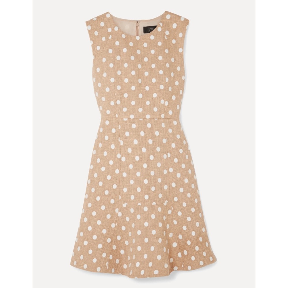 J.Crew Macy Dress - Polka Dot Sleeveless Dress NWT size 12